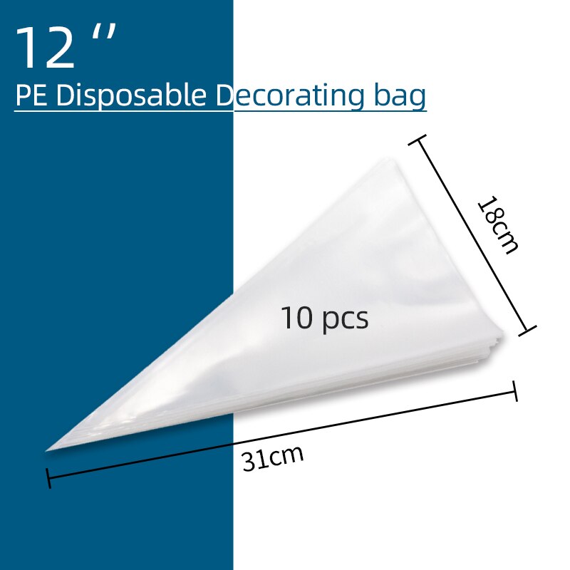 Cookies and Cake Pastry Nozzles Baking Supplies Kitchen Stainless Steel Cakes Decorating piping Tips Tool Cupcake Accessories: 10 pcs pastry bag