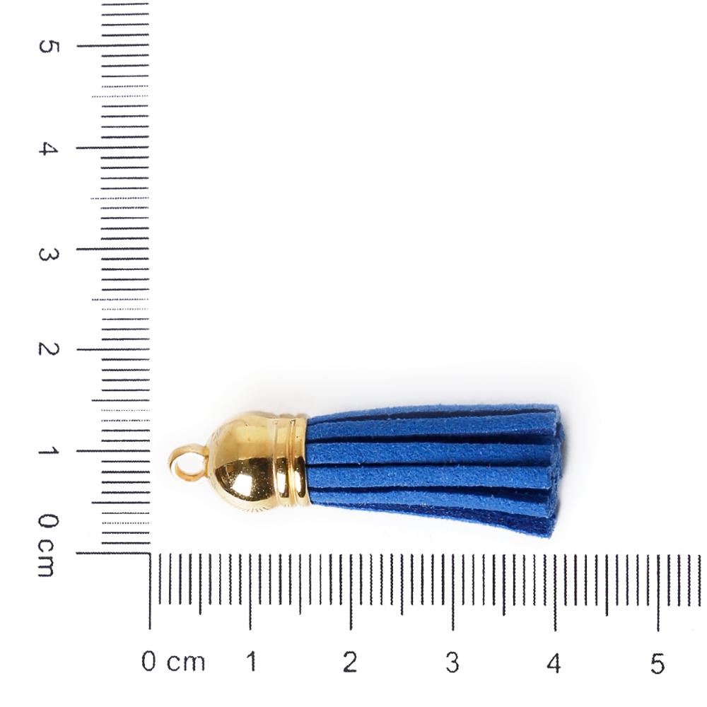 10 stuks vintage leren kwastjes, franje, spikes voor zelfgemaakte sleutelhangers, telefoon kwastjes, handgemaakte oorbellen, sieradenaccessoires: Blauw