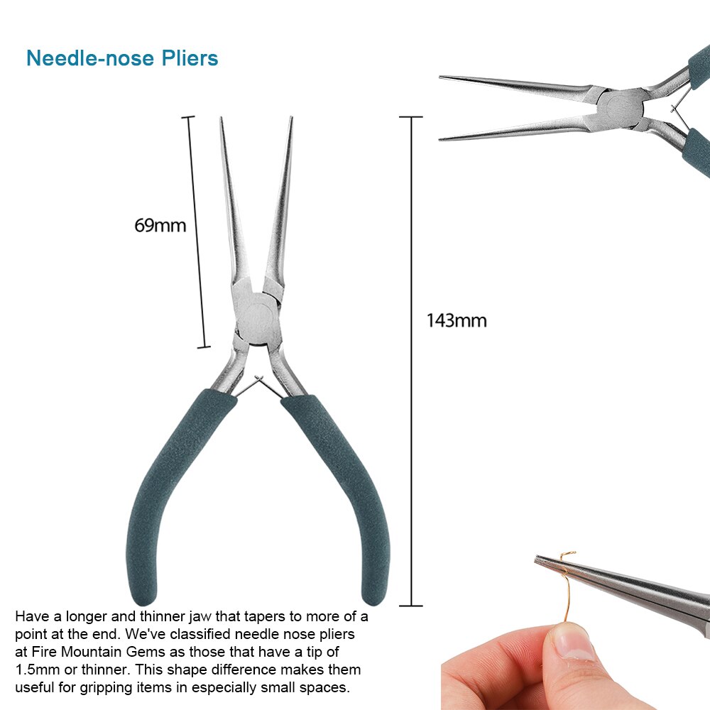 Alicates de corte de alambre de acero inoxidable de , personalización exclusiva de 12 estilos, herramientas manuales, juego de alicates para hacer joyería DIY: Naranja