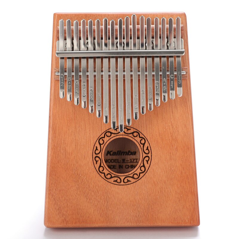 Piano de pulgar Kalimba 17 teclas, con bolsa de caoba martillos y partituras, muy adecuado para amantes de la música y niños
