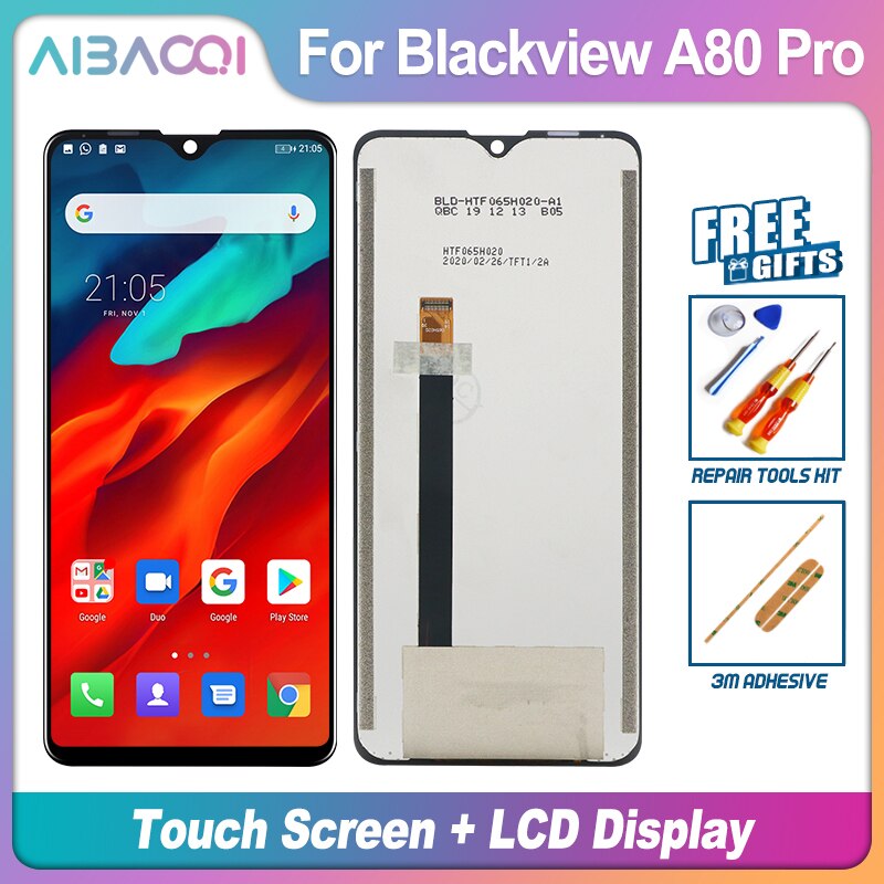 Touch Screen + Lcd Beeldscherm Vervanging Voor Blackview A8 Max/A20/A20 Pro/A30/a60/A60 Pro/A70/A80/A80 Pro Telefoon