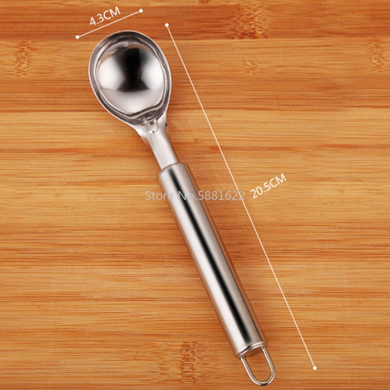 Juego de Herramientas de cocina de acero inoxidable, cuchillo para fruta, cuchillo para tallar sandía, Bola de excavación, cuchara, pelador de patatas, 6 unids/set