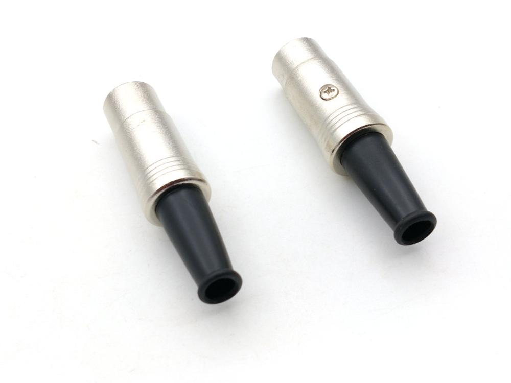 5PIN DIN Connector Midi Cable Lead Audio Plug Male Inline Metal connector