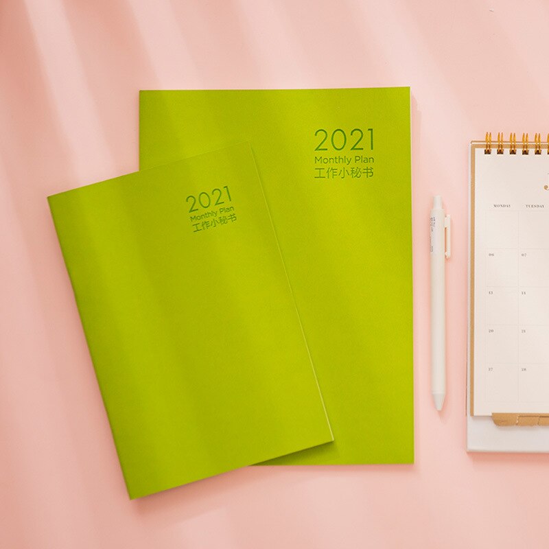 Notebook Planner Agenda 2022 Daily Weekly Monthly Journal A5 Meeting Book School Supplies Stationery Management