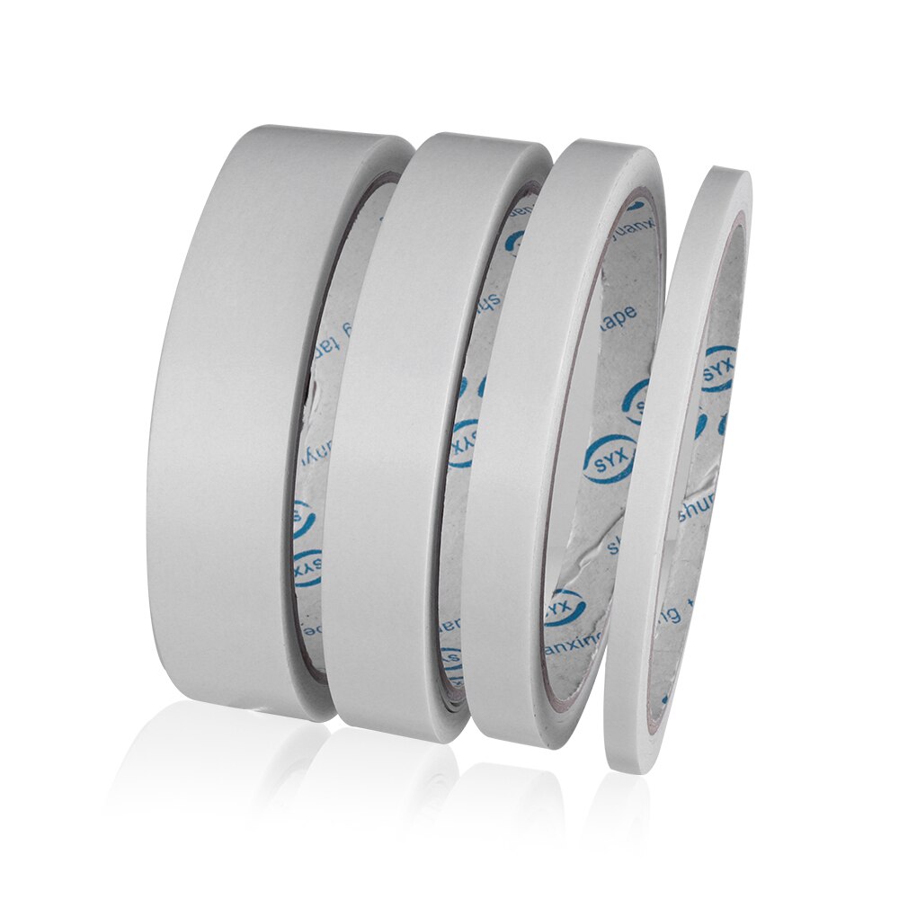 5Rolls/lot Seamless Double Faced Powerful Adhesive Tape Paper Double Sided Sticky Strip Mounting Fixing Pad Craft Supplies