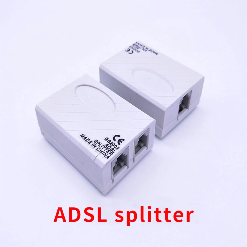 1PC ADSL divisore modem telefono banda larga fax filtro in linea rete telefonica ADSL divisore vocali