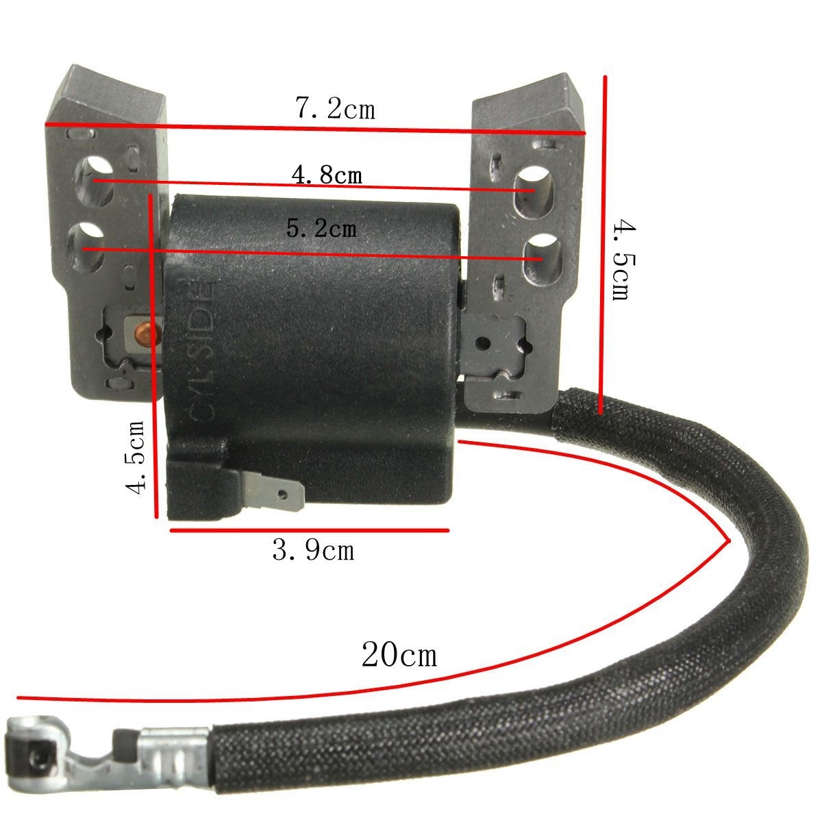 Black Electronic Ignition Coil For Lawn Mower For Briggs & For Stratton 695711 802574 796964
