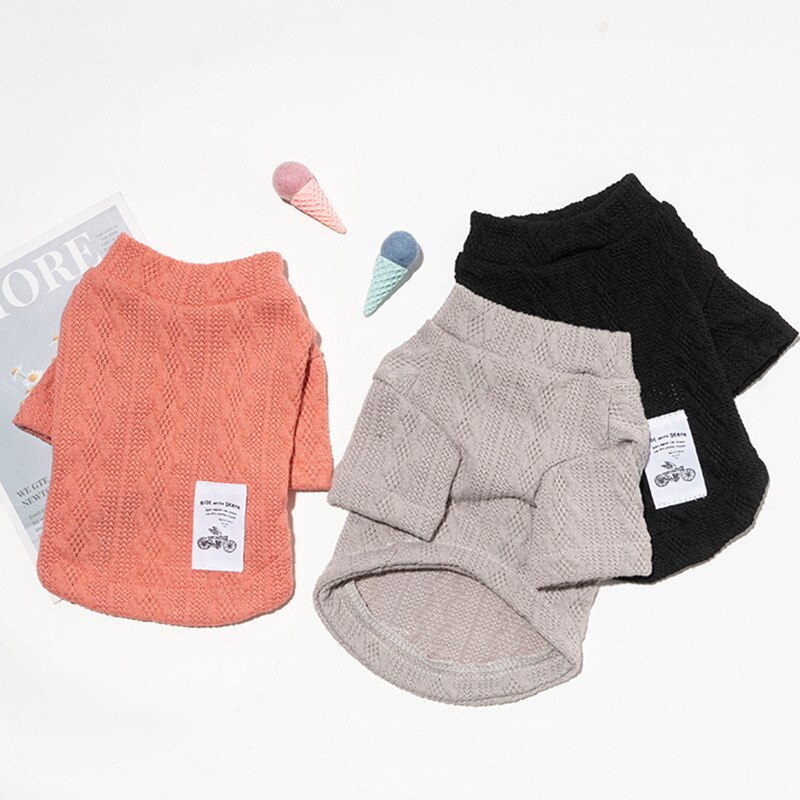 Pull à col ras du cou pour animal de compagnie, vêtement doux et Durable, accessoire pour chien et chat
