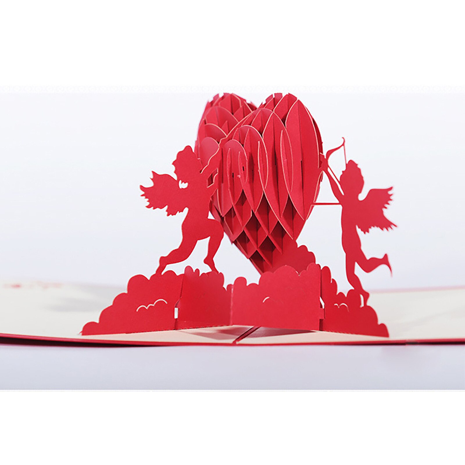 3D Stereo Greeting Card Wedding Invitation Card Valentine's Day Rose Flower Card Greeting Card Blessing Card Wedding Invitation: E