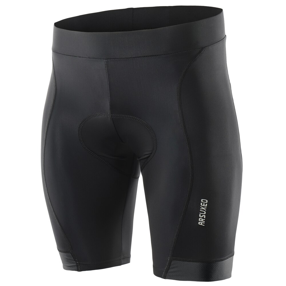 Elx Pad-pantalones cortos para bicicleta de montaña para hombre, ropa interior negra de secado rápido para verano