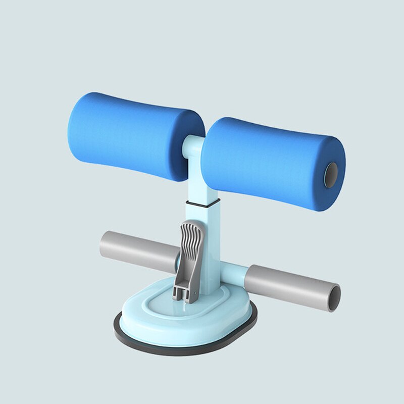 Sit Ups Assistant Device Indoor Fitness Sit-Up Exercise Bar Adjustable Padded Ankle Support Abdominal Muscle Training Tool: blue