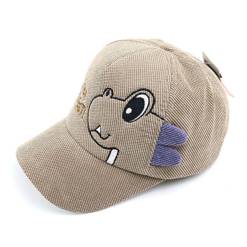 Doitbest 2 tot 8 Jaar oud Kind Baseball Cap Hip Hop herfst Corduroy dinosaurus kids Zonnehoed Jongens Meisjes Caps snapback hoeden