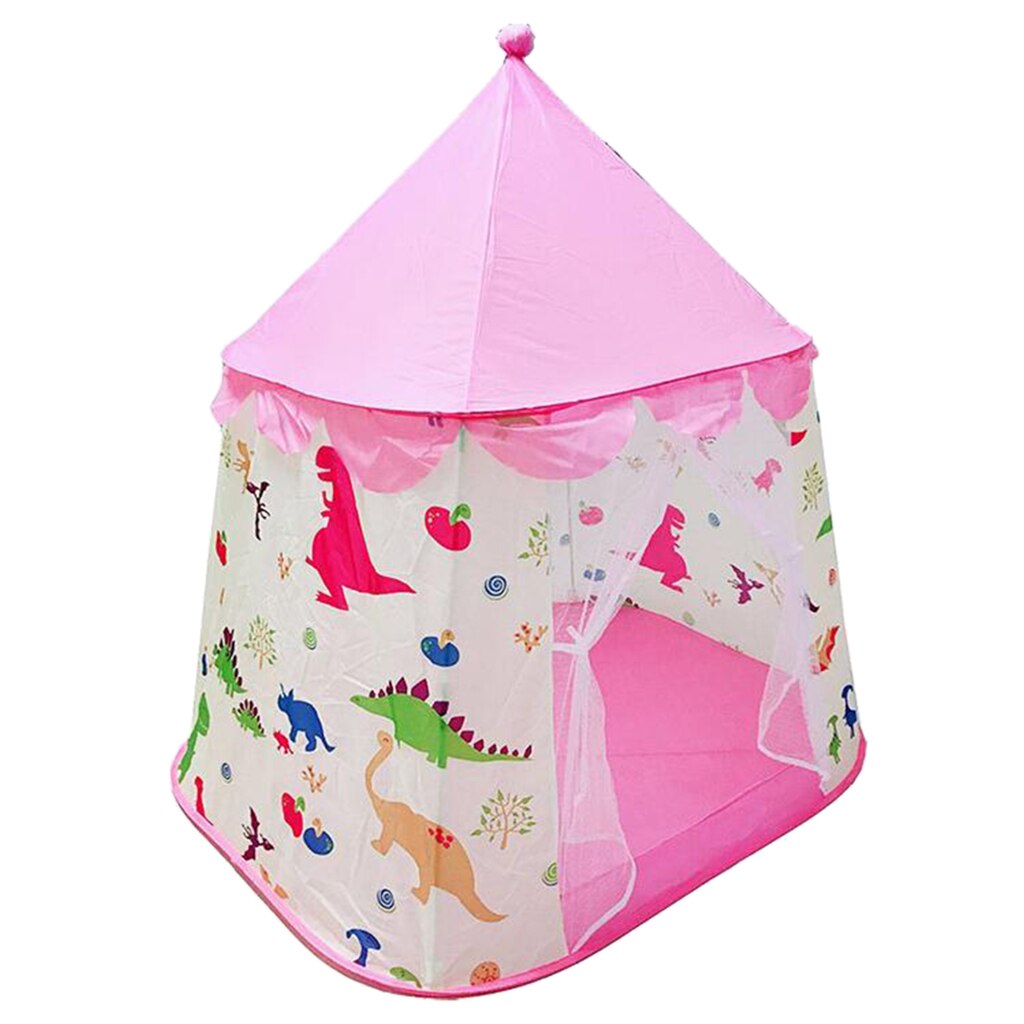 Roze Dinosaurus Thema Tent Kinderen Speelhuisje Voor Kinderen Indoor Outdoor Play