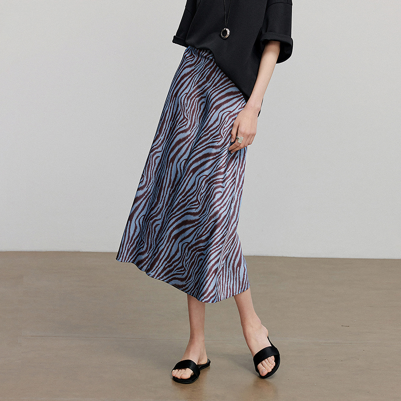 TOYOUTH Women Skirt Summer Umbrella Skirt8520053