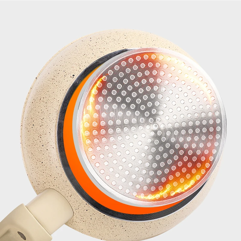 Non-Stick Flat-Bottomed Pot Sauce Pans Japanese Jam Omelet Pot Maifan Stone Thick Frying Pan Egg Cooker Kitchen Accessorie
