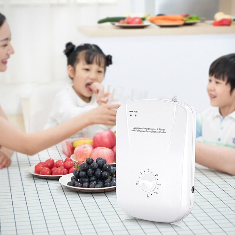 Generador de ozono de 400 mg/h, purificador de aire, ozonizador, agua, fruta, sistema de esterilización de alimentos,