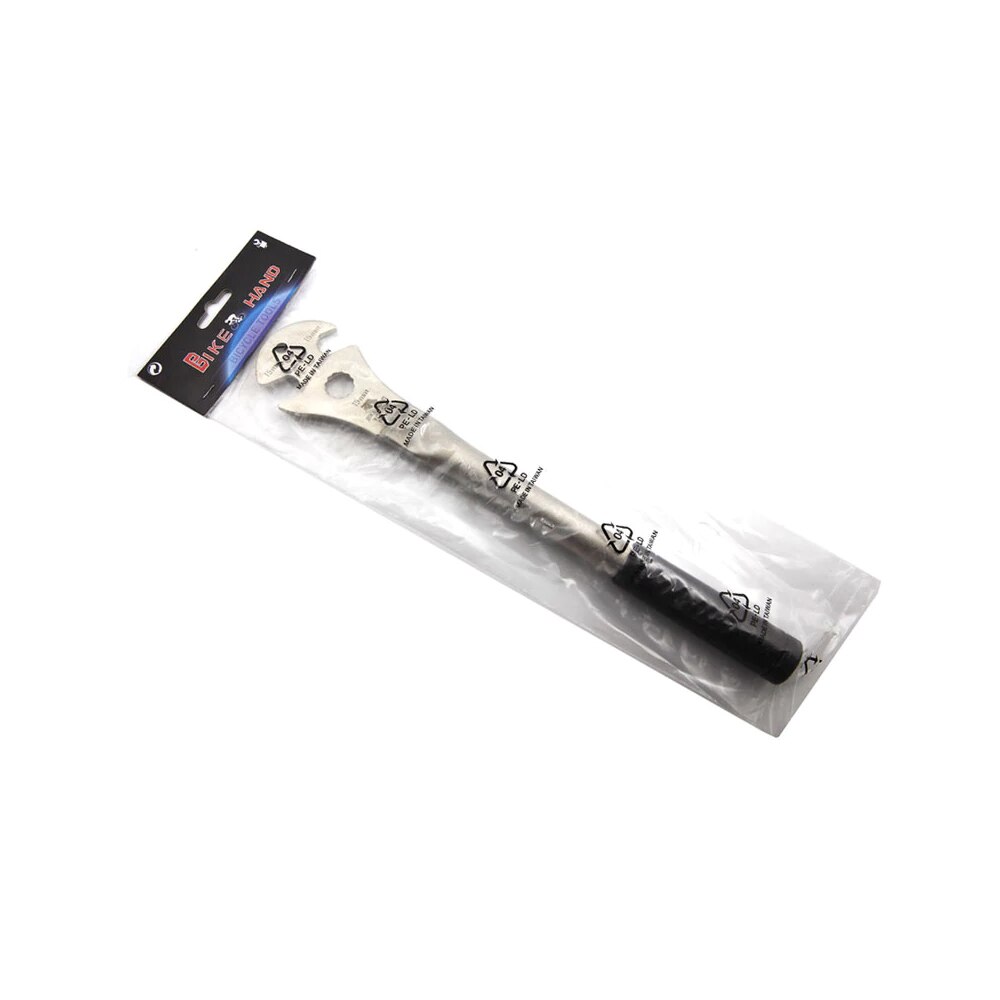 BIKEHAND YC-163L Bicycle Pedal Wrench Overhaul Install Spanner Bike Repair Service Tool Long Handle Extra Thickness 5mm Cycling