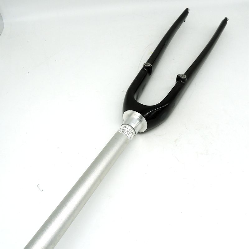 700C road fork touring bike front fork without shock absorption all aluminum alloy hard fork V brake 100mm OLD