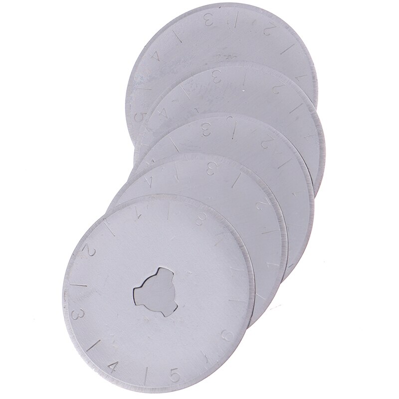 2/5Pcs 28mm Circular Rotary Cutter Replacement Spare Safety Blades Hand Held Refill Fabric Leather Craft Steel Quilting cutters