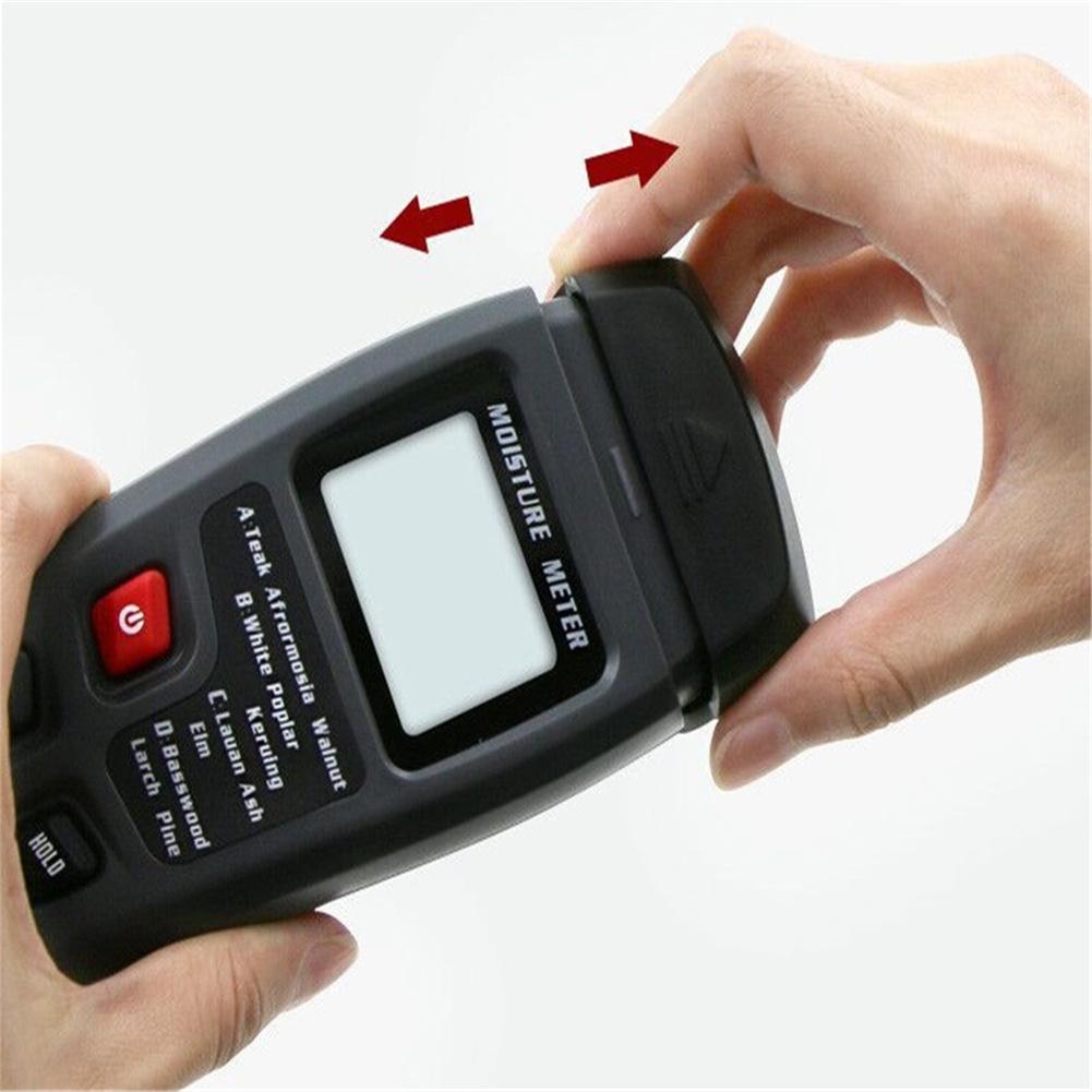 Higrómetro Digital de madera O3m2 Lcd, medidor de humedad, Detector, herramienta de medición