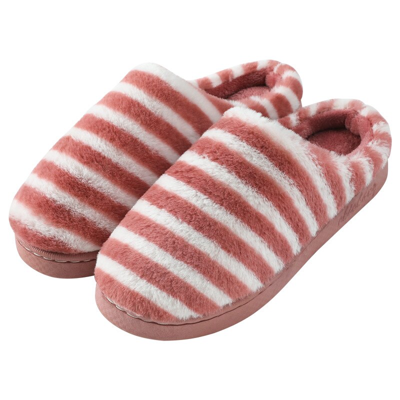 Fujin høst vinter kvinner bomull tøfler hjemme innendørs kanin ull sovesko sklisikker varm ull sovende bomull tøfler