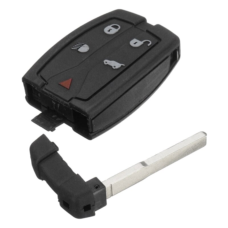 Topcar 5 knap fjernbetjening med nøglecase med batteri / sæt til land rover freelander 2