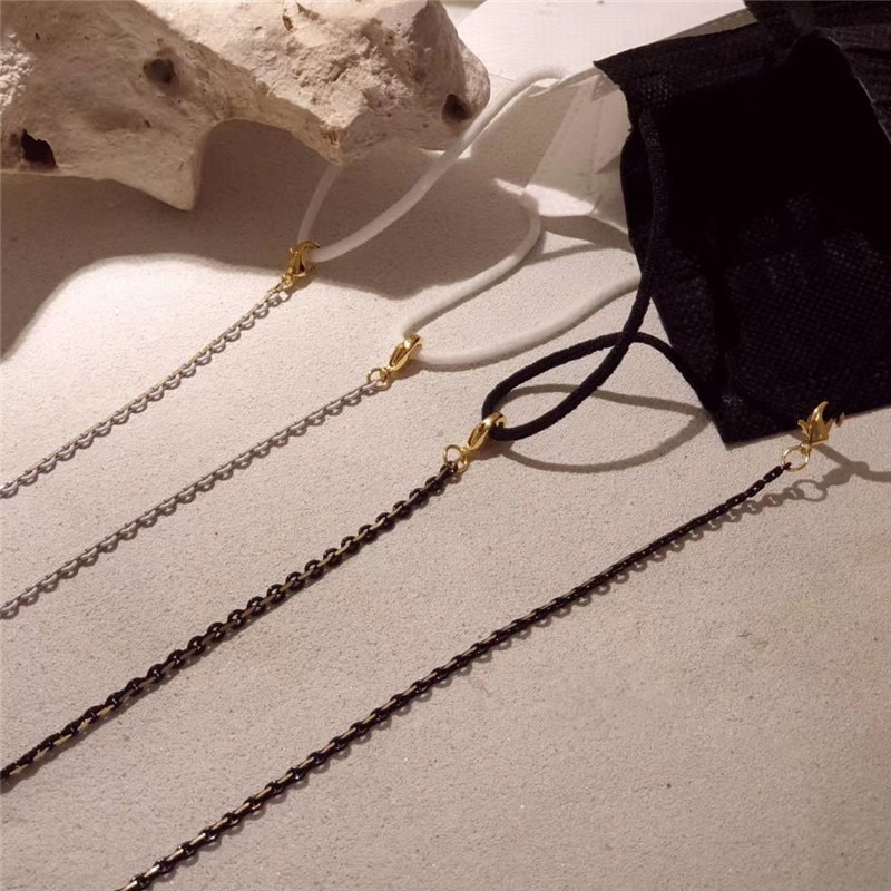 AOMU nouvelle corée Boho coloré chaîne de perles pour masque femmes chaînes pour masque collier bijoux tour de cou coloré 73cm Collares