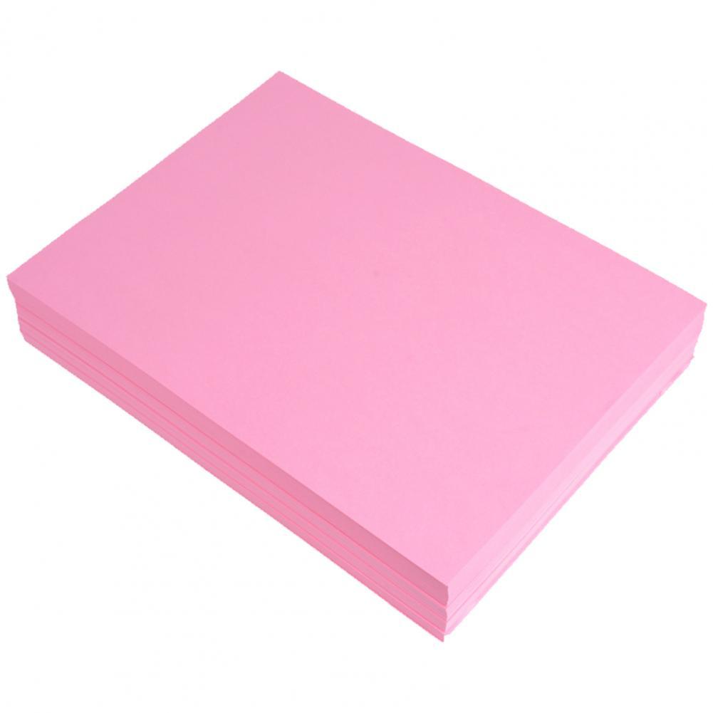 Papier à copier, 100 pièces/ensemble, festif, toucher, sans odeur, bricolage, usage double face, papier artistique pour le bureau: Light Pink