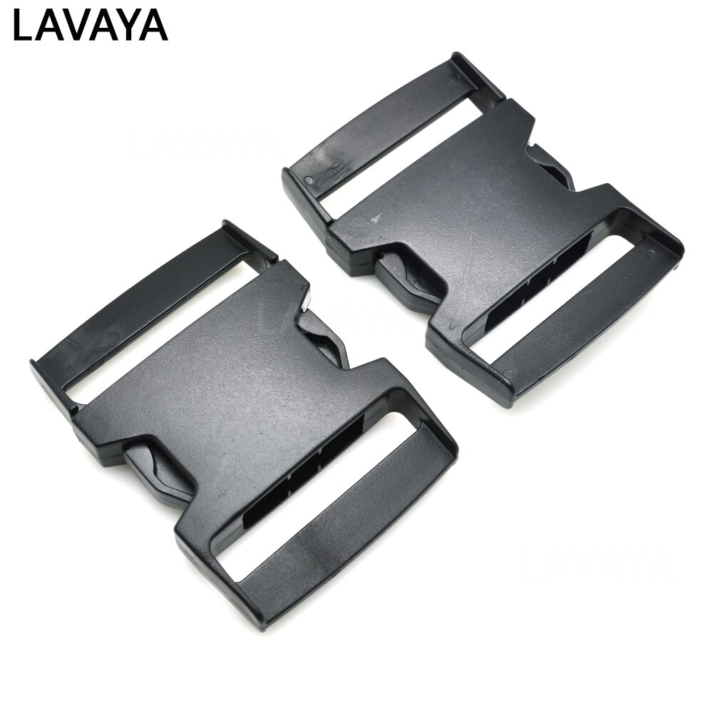 1 pièces sangle taille 60mm en plastique plat côté boucles de libération sangles réglables