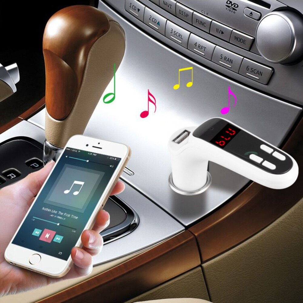 Voor Auto Fm-zender Bluetooth Handsfree Lcd MP3 Speler Radio Kit Auto Accessoires Ondersteuning Telefoon Smart Auto MP3 speler