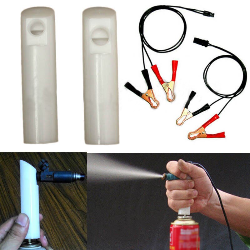 Universal Fuel DIY Injector Nozzle Flush Cleaner Adapter Part Car Cleaning Tool