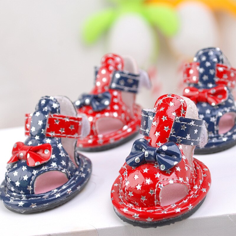Huisdierensandalen speciale hondensandalen in de zomer hondenlaarzen best verkochte dierenbenodigdheden hondenkleding 4 kleine honden