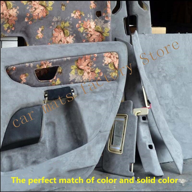 Auto Interieur Renovatie Kleurverandering Suede Gemodificeerde Plafond Onderhoud Mode Auto-interieur Kleur Veranderen Grondstoffen