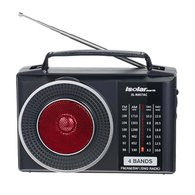 Portable Retro Radio Bluetooth Audio FM / AM / SW1 / SW2 Radio Speaker Outdoor Multi-function Radio Elderly Birthday