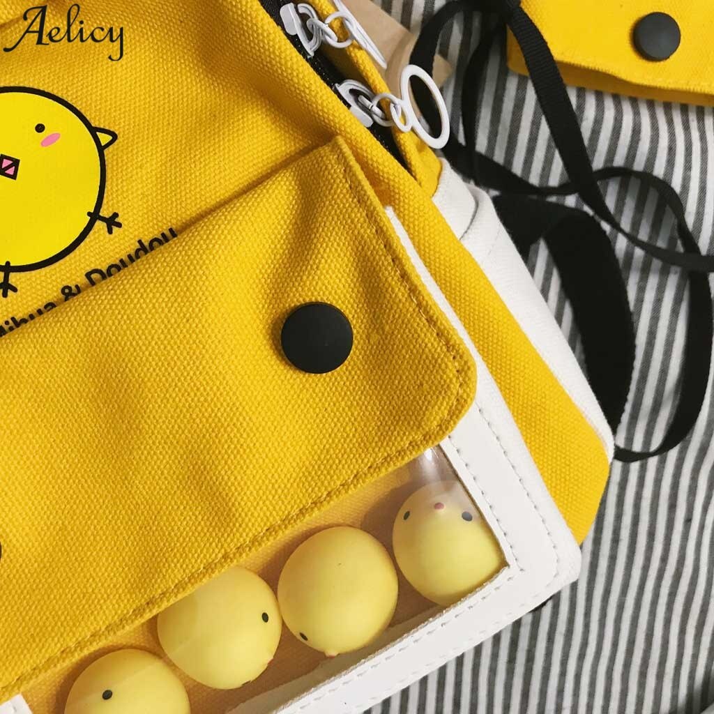 Aelicy moda senhoras algodão linho bolsa de ombro bonito mochila grande capacidade saco estudante esportes mochila mochila