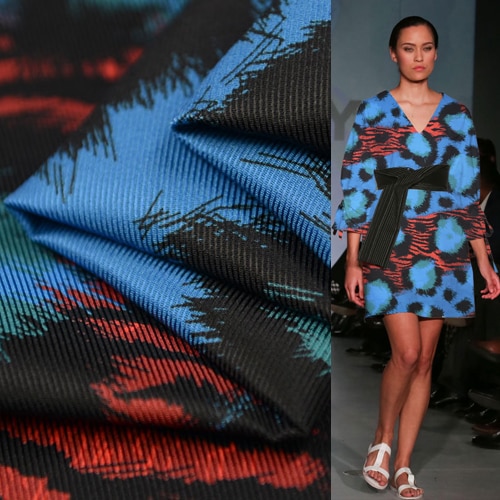 Wool and silk and cotton blended fabric twill style wool blended fabric 40momme 114cm width by yard,SFF047