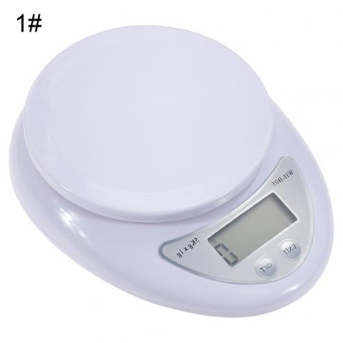 5kg/1g 1kg/0.1g Kitchen Scale Electronic Digital Scale Portable Food Measuring Weight Kitchen Gadgets LED Kitchen Scales: 1
