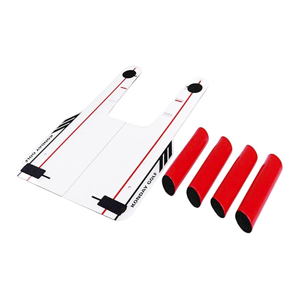 PC Golf Alignment Trainer Aid Swing Training Speed Trap Practice Base Tool