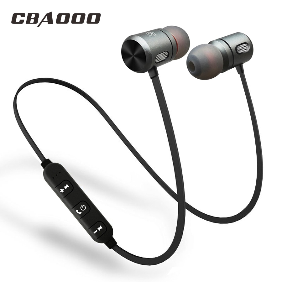 CBAOOO Bluetooth Wireless Earphone Bluetooth headset Sports In Ear Magnetic Wireless Earbuds Earpiece With Mic For Mobile Phone