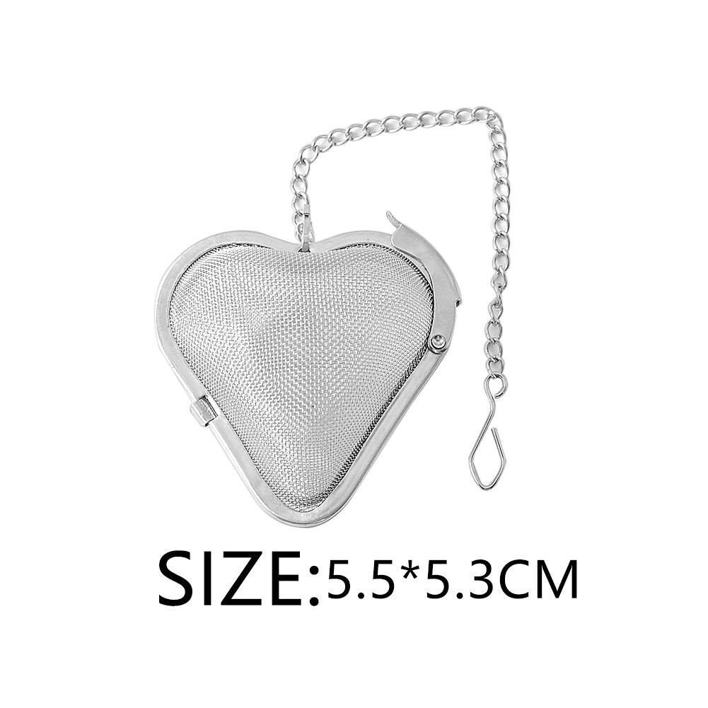 Infuser Locking Spice Tea Ball Filter Reusable Stainless Steel Tea Strainer Mesh with Handle Tea Filter Strainers Kitchen Tools: B