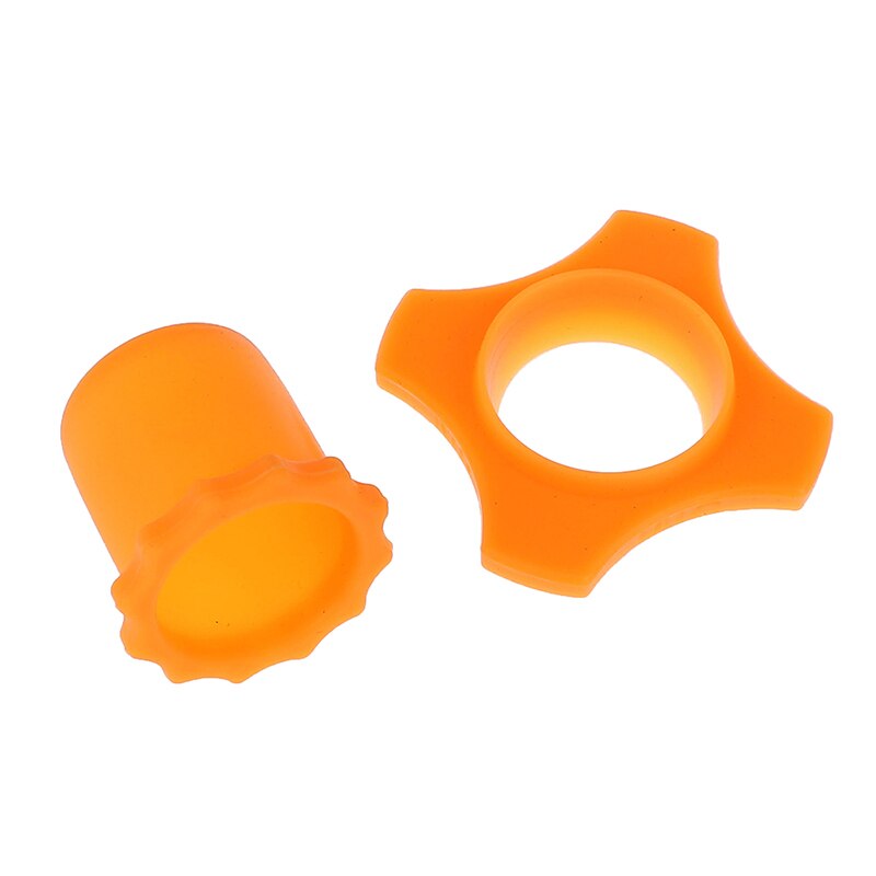 Antislip ring voor microfoon zachte siliconen hoes anti-rol cirkel schokbestendige rubberen beschermhoes voor draadloze microfoon: Oranje