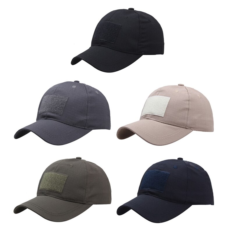 Unisex Men Women Solid Color Patch Adjustable Baseball Cap Velcro Cap Outdoor Sun Hat Snapback Hat Streetwear