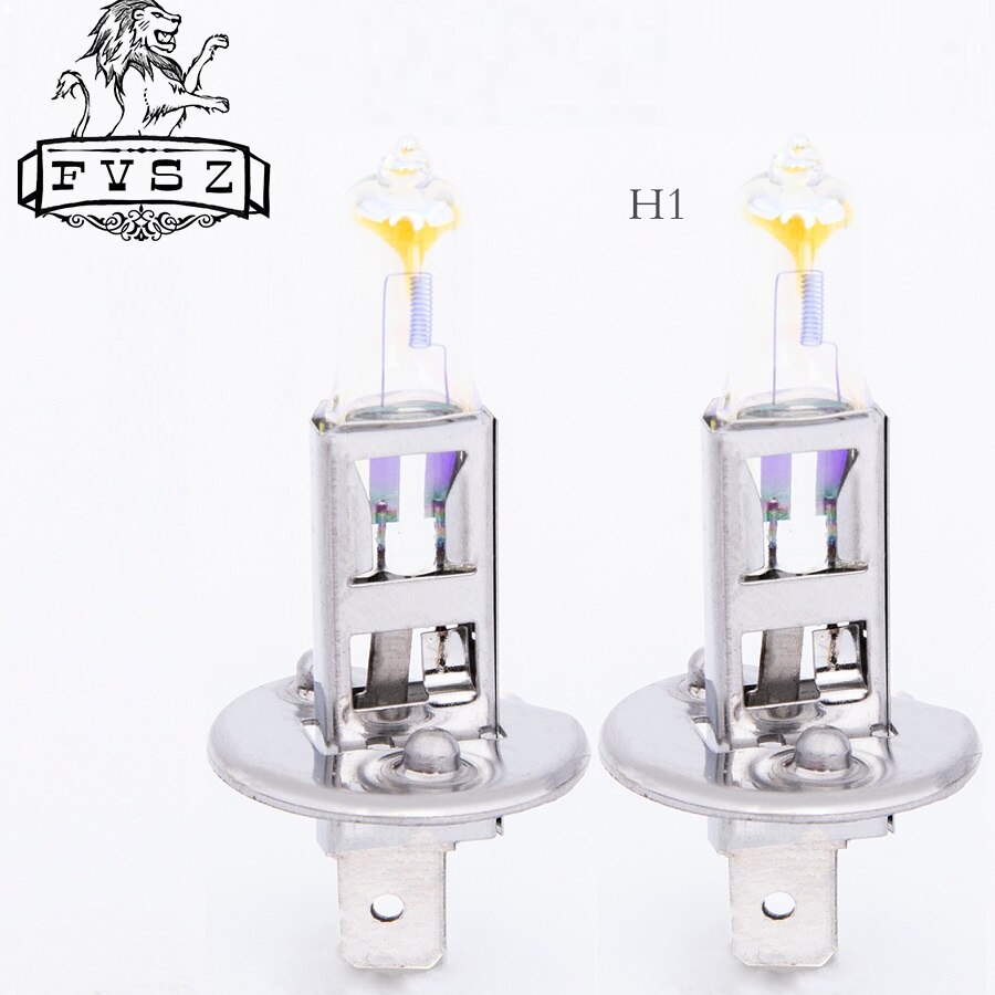 2Pcs H1 12V 55W 3000k fog lamps halogen headlights Halogen Bulb Car Headlight Lamp Car Driving Light Source car styling parking