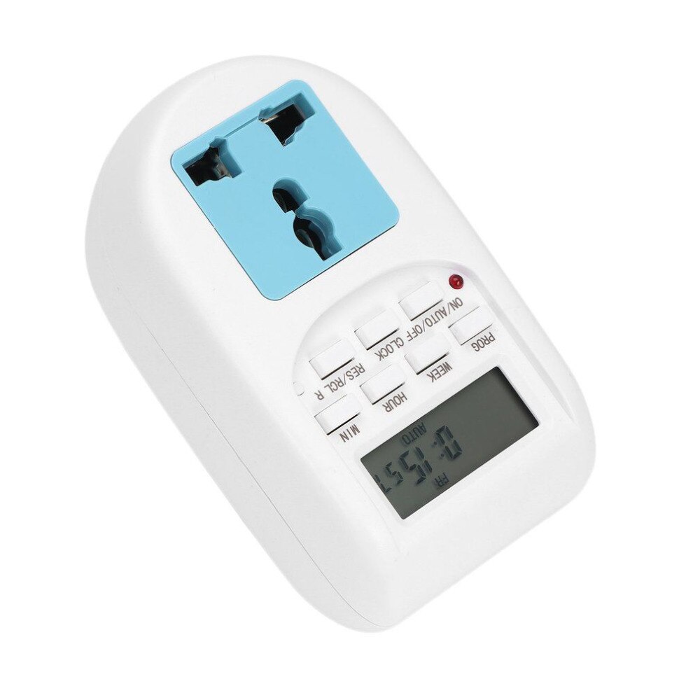 EU Plug Energy Saving Timer Programmable Electronic Timer Socket Digital Timer Household Appliances For Home Devices HotSale