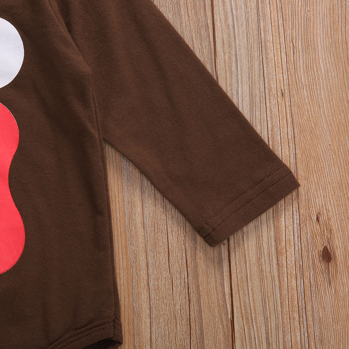 Toddler Infant Baby Boy Girl Thanksgiving Autumn Bodysuit Long Sleeve Round Neck Turkey Outfits Playsuit Jumpsuit Clothing