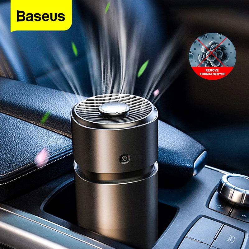Baseus Fan Luchtverfrisser Voor Voertuigen Met Formaldehyde Zuivering Functie Sterke Parfum Auto Luchtverfrisser Aromatherapie Cup