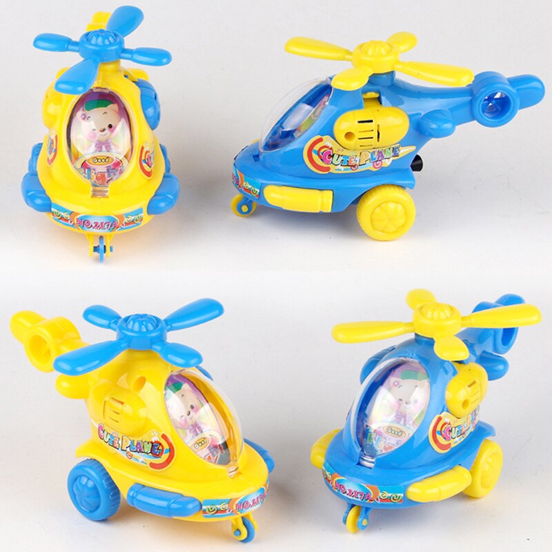 helicóptero, juguete a cuerda, clásico favorito para bebé, juguetes de cuerda de animales de dibujos animados