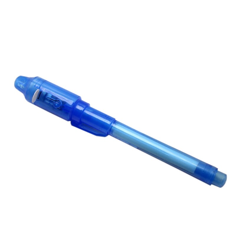 Luminous Light Pen Magic Purple 2 In 1 UV Black Light Combo Drawing Invisible Ink Pen Learning Education Toys For Child