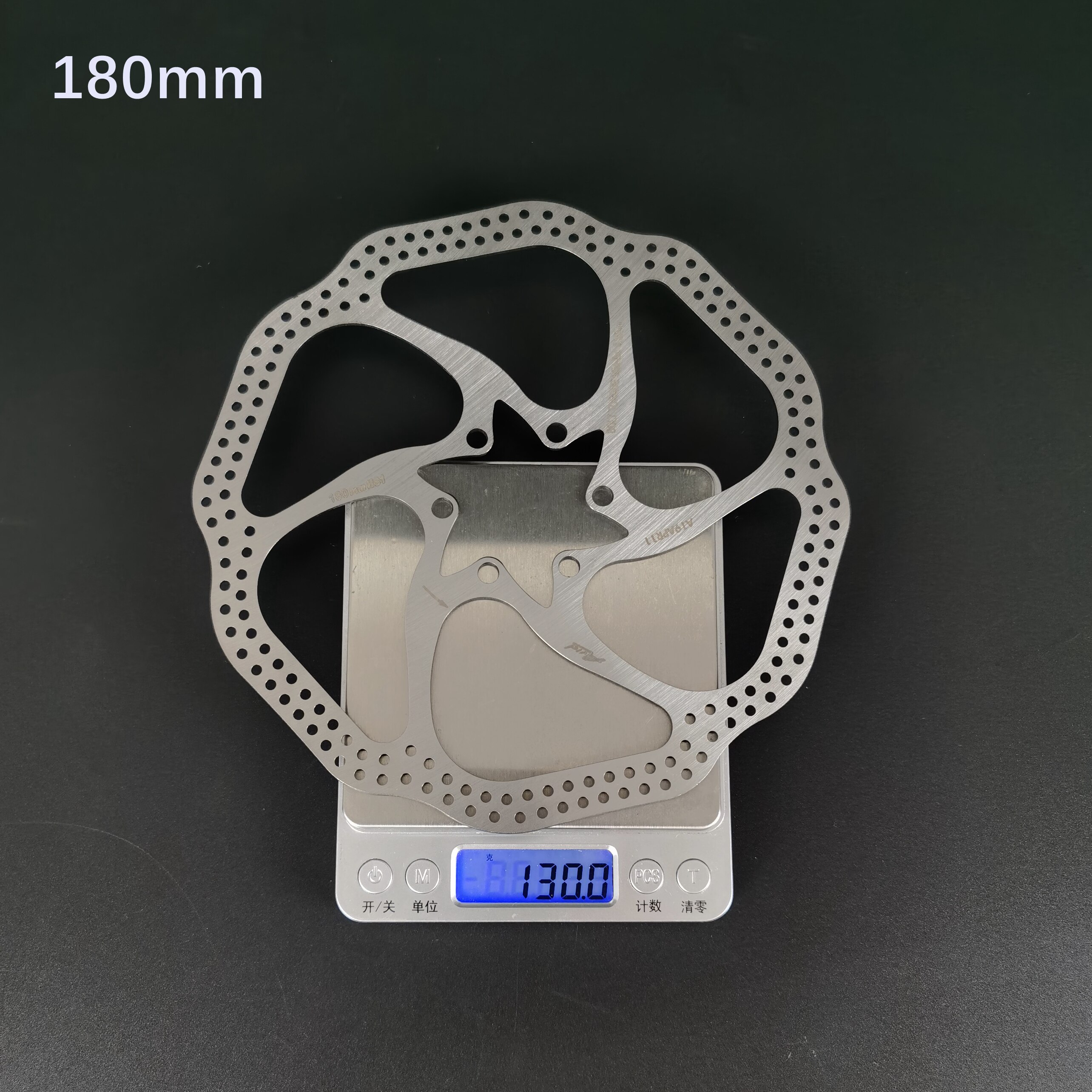 Pastillas de freno de disco HS1 para bicicleta de montaña y carretera, Rotor de freno de disco con 6 tornillos, 160/180mm, 6 sctrews