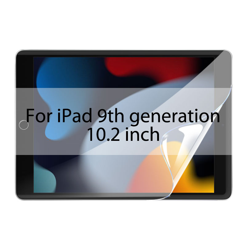 Hydrożel Film dla nowego ipada Pro 11 10.2 12.9 9.7 10.5 9 Screen Protector dla Ipad 8 Mini 6 5 2 3 Air 4 Gen 1 2021 2020 bez szkła: For ipad 9